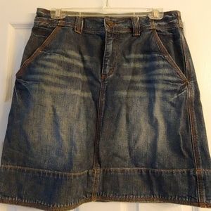 Life Is Good knee length denim skirt